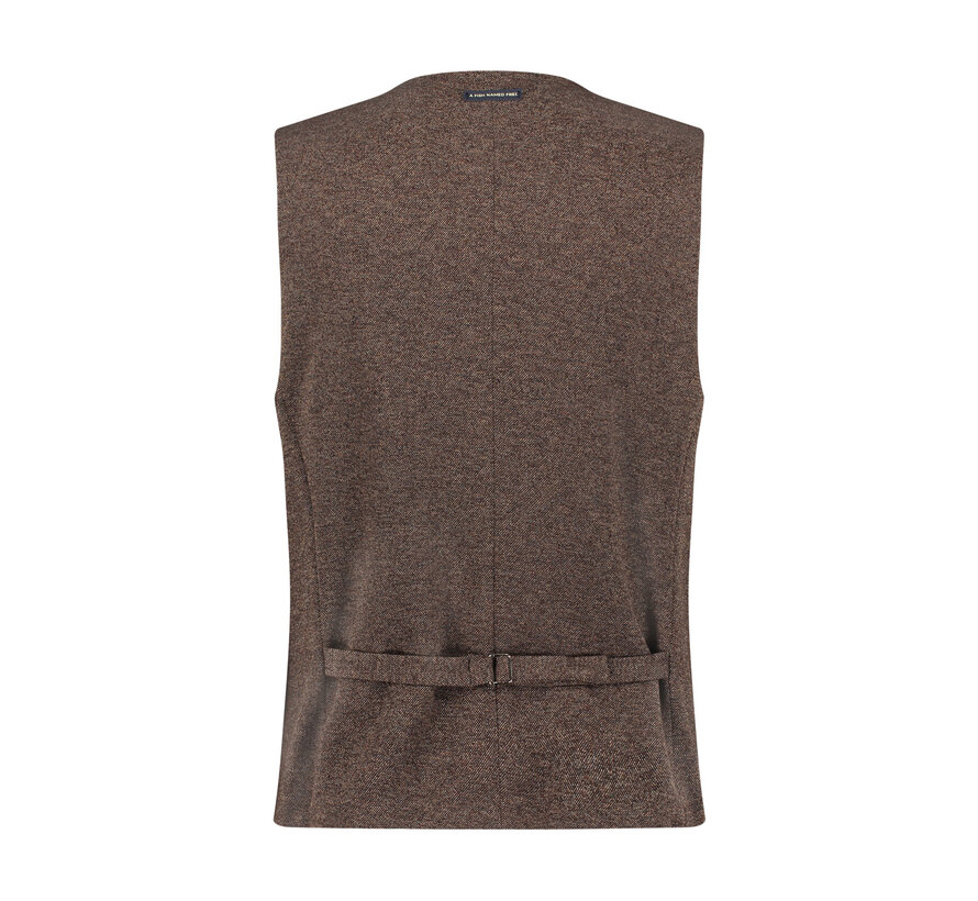 Gilet Pique Chocolate Brown (29.131.200)