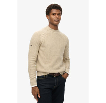 Superdry CHUNKY RAGLAN JUMPER White Pepper Beige (M6110634A - 2WI)