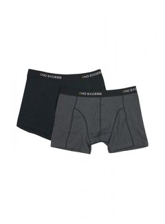 No Excess Set Of Two Boxershorts Black / Antra (N9505 - 999)