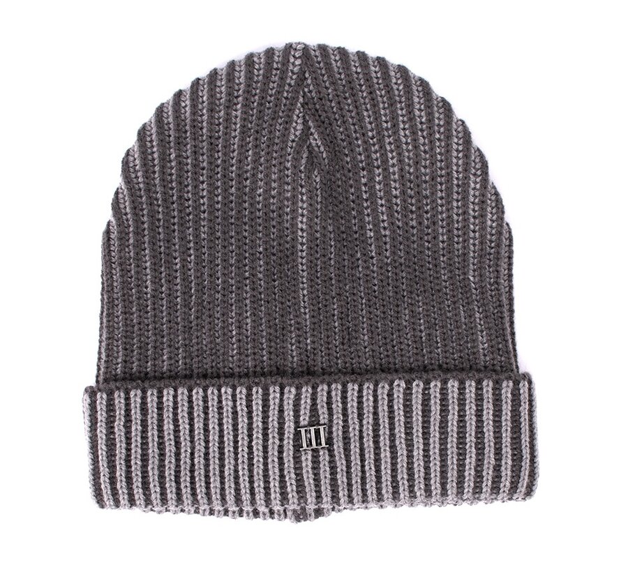 SWEN Ribbed beanie Grey (TRHTIE084 - 200)