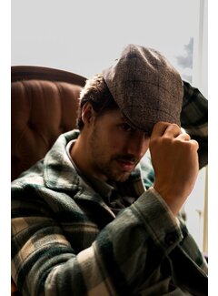 Tresanti DOLAN Melange check flatcap Beige (TRHTIE134 - 101)