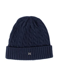 Tresanti DOMIZIANO Knitted cable beanie Navy (TRHTIE137 - 803)