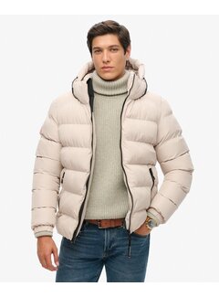 Superdry HOODED SPORTS PUFFER JACKET Chateau Grey (M5011905A - 7MO)