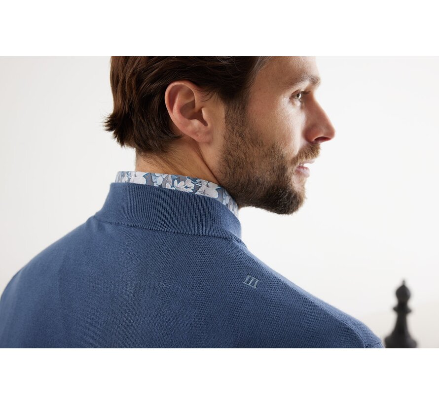 SAINT Stretch turtleneck Dark blue (TRKWIE046 - 802)