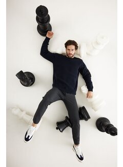 Tresanti DACIANO Rib knit with nylon part Navy (TRKWIE109 - 803)