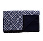 DIONISIO Viscose scarf with geometric pattern Navy (TRSCIE208 - 803)