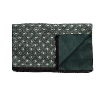 Tresanti DIONISIO Viscose scarf with geometric pattern Green (TRSCIE208 - 900)