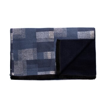 Tresanti DIONE Viscose scarf with patchwork Blue (TRSCIE214 - 800)