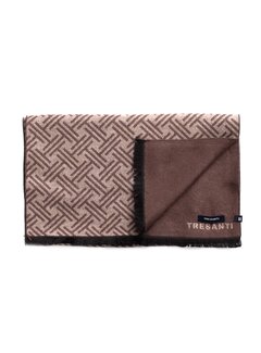 Tresanti DIDIMO Viscose scarf with logo Dark brown (TRSCIE216 - 402)