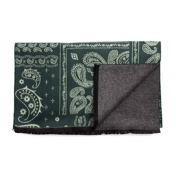 Tresanti DESIDERIO Viscose scarf with paisley patchwork Green (TRSCIE218 - 900)
