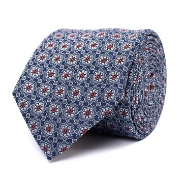 Tresanti DOROTEO Silk tie with small medallion Pink (TRTIIE346 - 700)