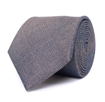 Tresanti DEVONTA Silk tie with melange check Brown (TRTIIE347 - 400)