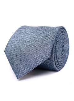 Tresanti DEVONTA Silk tie with melange check Blue (TRTIIE347 - 800)