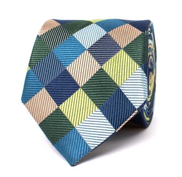 Tresanti DIANORA Silk tie with geo pattern Green (TRTIIE373 - 900)