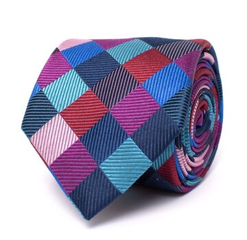 Tresanti DIANORA Silk tie with geo pattern Multi (TRTIIE373 - 1000)