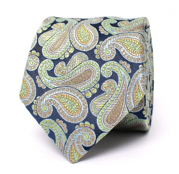 Tresanti DEODATA Silk tie with paisley Green (TRTIIE371 - 900)
