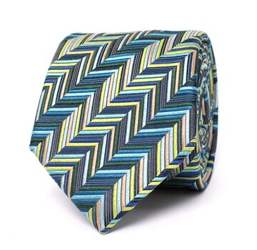 Tresanti DODA Silk tie with herringbone Green (TRTIIE367 - 900)