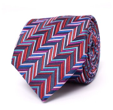 Tresanti DODA Silk tie with herringbone Multi (TRTIIE367 - 1000)