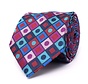 DALIANO Silk tie with geo pattern Multi (TRTIIE366 - 1000)