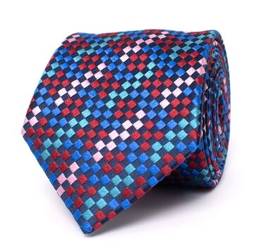 Tresanti DAMIN Silk tie with blocks Multi (TRTIIE365 - 1000)