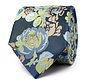 DANIAR Silk tie with flowers Green (TRTIIE364 - 900)