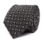 DONELL Silk tie with small medallion Grey (TRTIIE360 - 200)