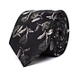 DARRY Silk tie with flowers Grey (TRTIIE355 - 200)