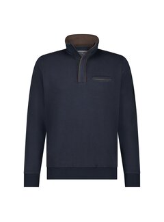Fellows United Pullover heavy waffle structure Navy (42.2618 - 110)