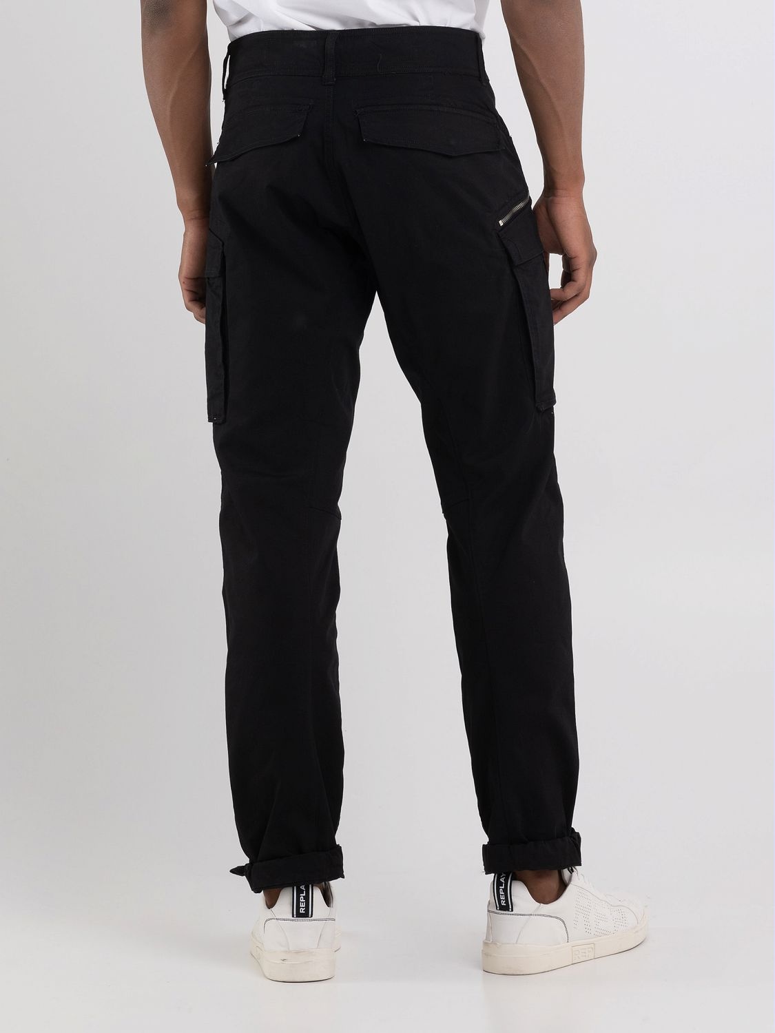 Replay Jeans JOE CARGO BLACK  - Replay