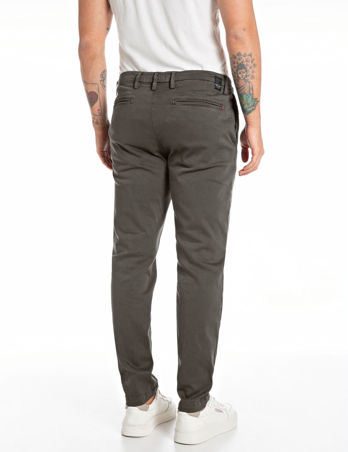 Replay Jeans BENNI REGULAR WOOD GREY  - Replay