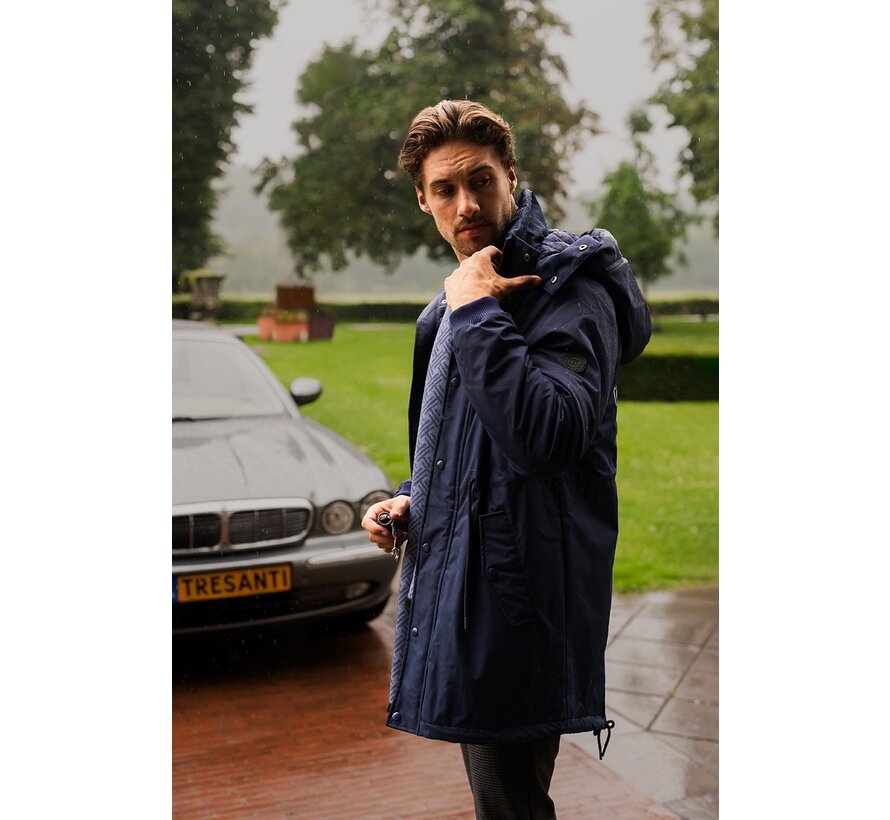 Tresanti DAN Long parka jacket Navy (TRJAIE024 - 803)