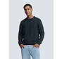 Pullover Crewneck 2 Coloured Melange Night (N2180 - 078)