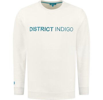 District Indigo Sweater Wit (7.12.300.305 - 007)