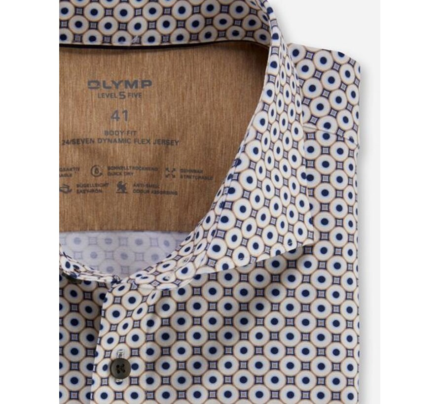 Overhemd level five 24/seven Brown (2012 34 22)