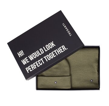 Tresanti Delano I Scarf & Beanie Giftbox Green (TRCOIE011 - 901)