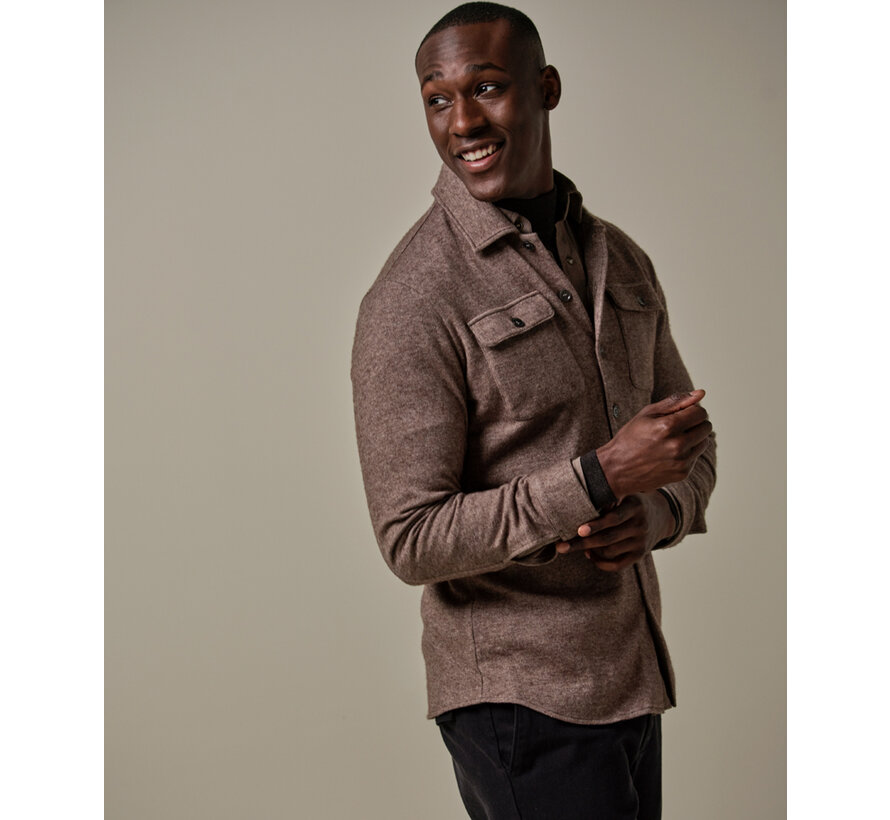 Overshirt Wool Brown (PPVF30002A)