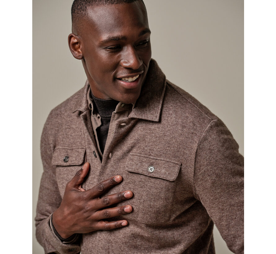 Overshirt Wool Brown (PPVF30002A)