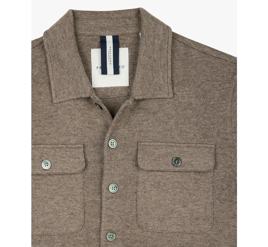 Overshirt Wool Brown (PPVF30002A)
