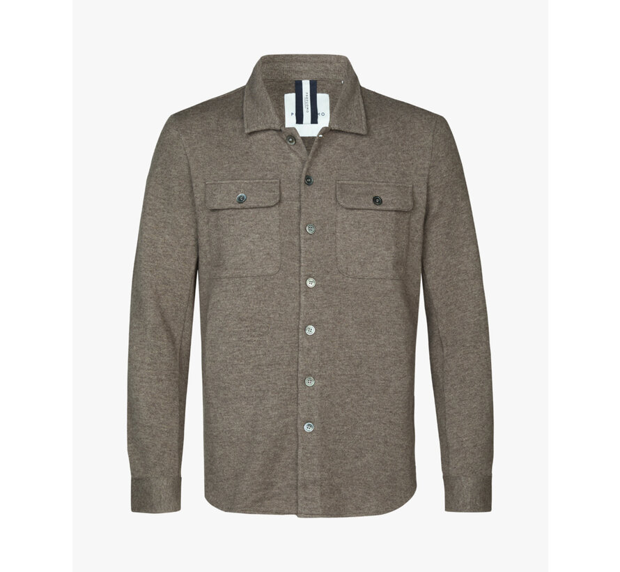 Overshirt Wool Brown (PPVF30002A)