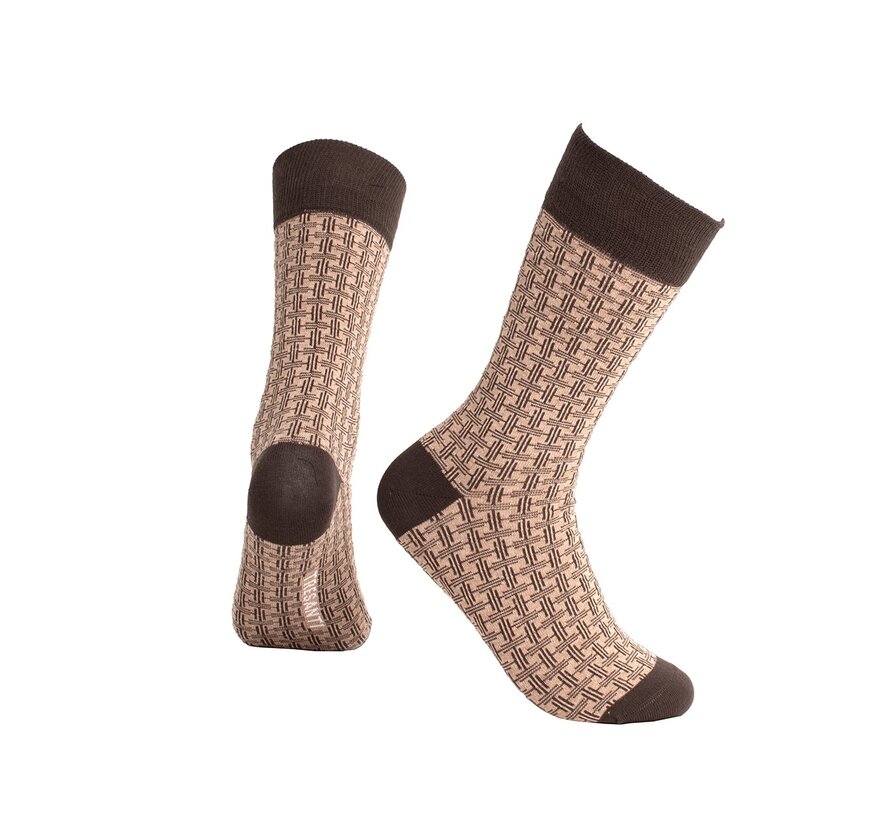 Dodato | Sokken With Logo Brown (TRSOIE122 - 400)