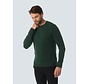 Pullover Crewneck Melange With Wool Dark Green (25210922 - 052)