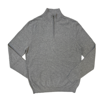 Zuitable Half Zip Trui DiZip Grey (401ZIP - 350)