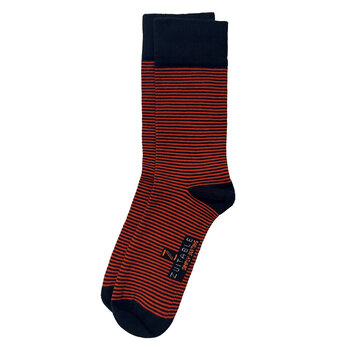 Zuitable Sokken 1Pack Navy/Orange (DiSocks700 - 670)