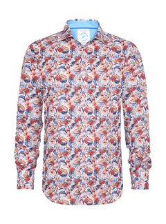 A Fish Named Fred Shirt floral Multi Color Coral (31.015.076)