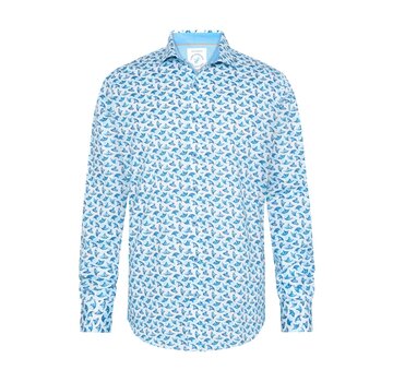 A Fish Named Fred Shirt tajine Light Blue (31.001.610)