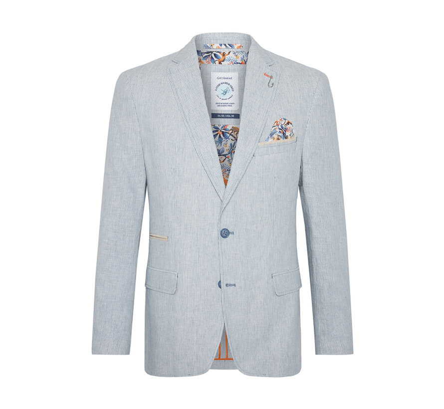 Colbert linen stripe Light Blue (31.102.610)