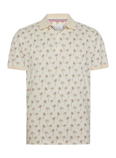 A Fish Named Fred Polo palm trees Off-White (31.310.101)