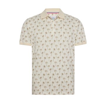 A Fish Named Fred Polo palm trees Off-White (31.310.101)
