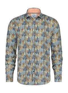 A Fish Named Fred Overhemd Wild Life Light Blue (29.007 - 610)