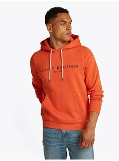 Tommy Hilfiger TOMMY LOGO HOODY Brilliant orange (MW0MW11599 - SCX)
